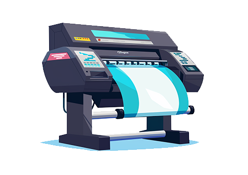 Cartoon Direct to Film Transfer Printer